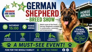 German Shepherd Breed Show Draws Crowds at George Agricultural Show